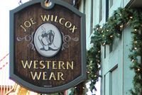 Joe Wilcox - Western Wear